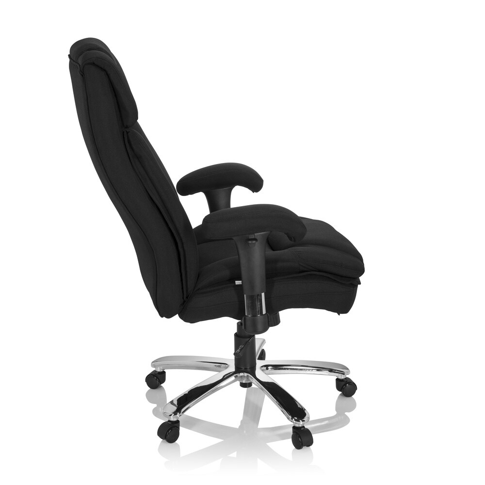 XXL Drehstuhl BUILDER XXL I Stoff mit Armlehnen (höhenverstellbar) hjh OFFICE