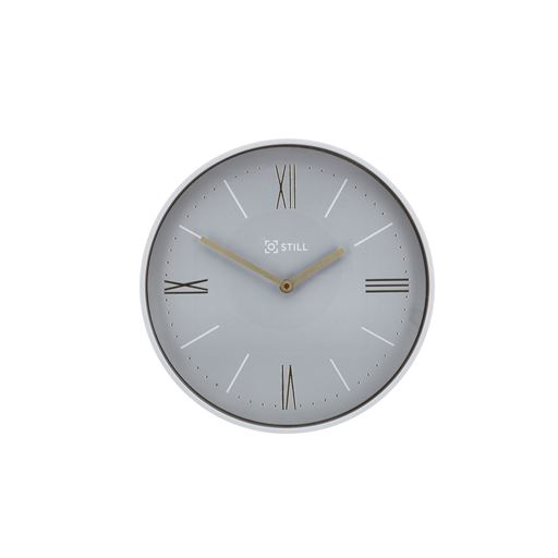 Still Vægur, Grå/ Guld, Ø30 cm