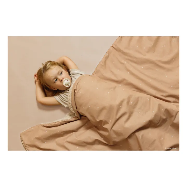 Nobodinoz Couverture Stories en coton bio | Blush