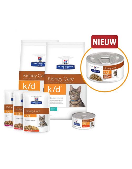 Hill's Prescription Diet K\/D Kidney Care Zak Tonijn - Kattenvoer