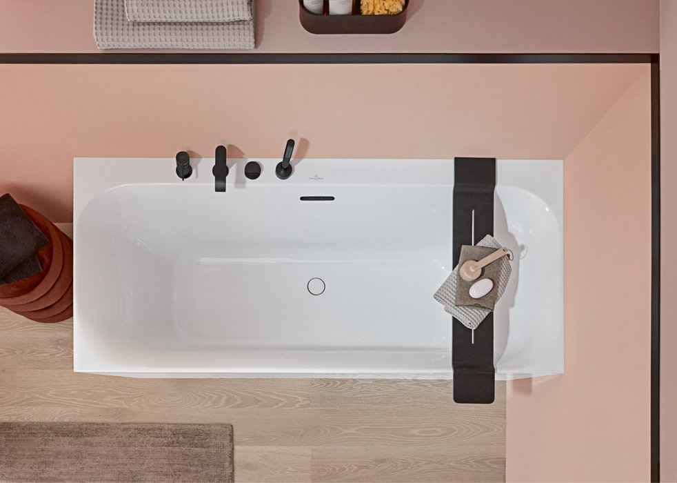 Villeroy & Boch Loop & Friends inbouw ligbad 180x80cm wit mat rechthoekig