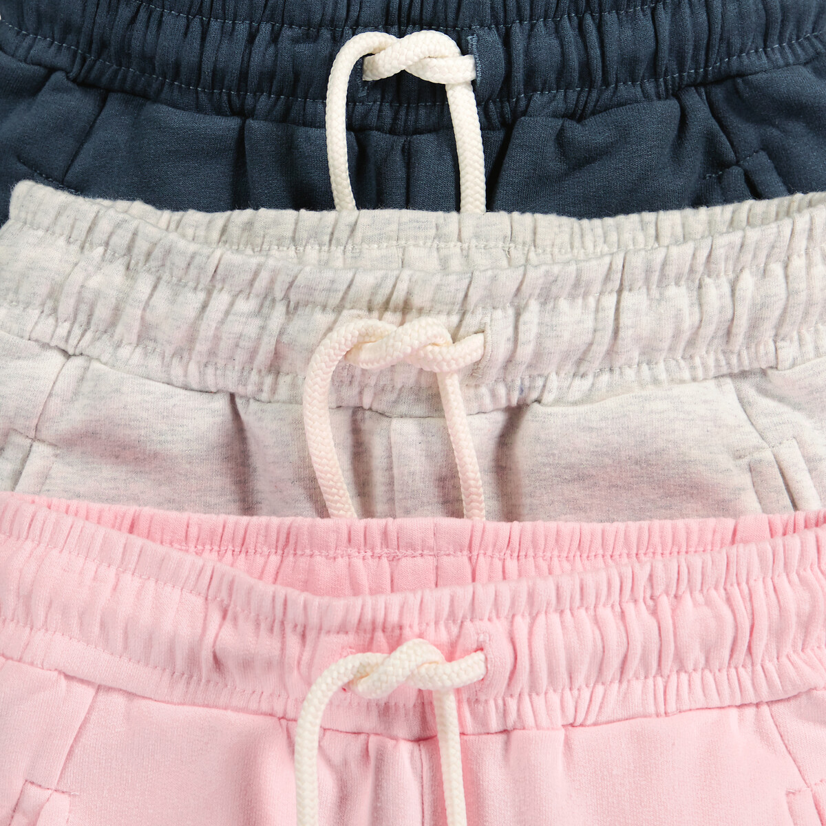 COLEÇÃO LA REDOUTE<br>Conjunto de 3 calças de moletom