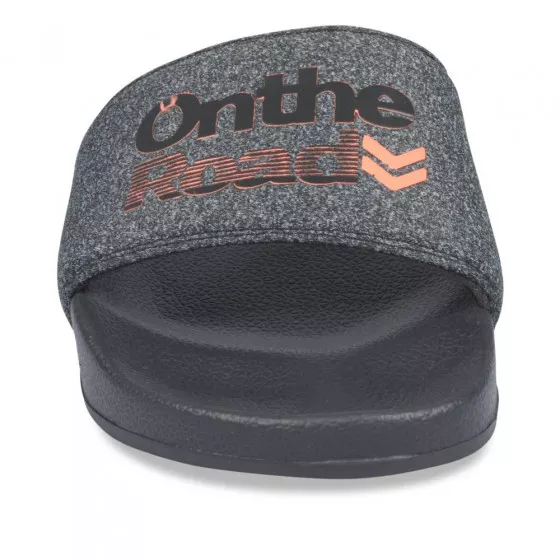Claquettes NOIR DENIM SIDE