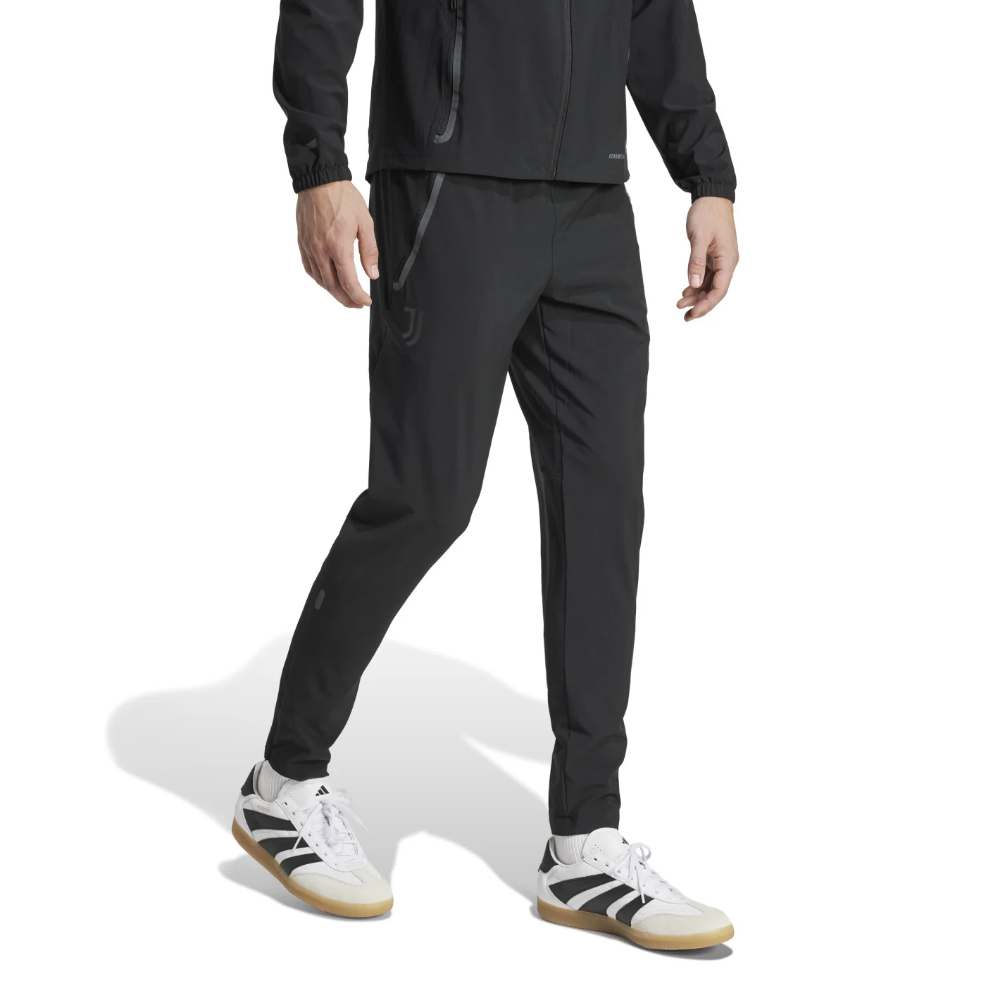 adidas Juventus Vis Tech Trainingspak Full-Zip 2024-2025 Zwart