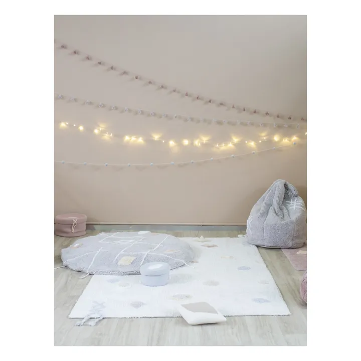 Lorena Canals Guirlande pompons | Gris clair