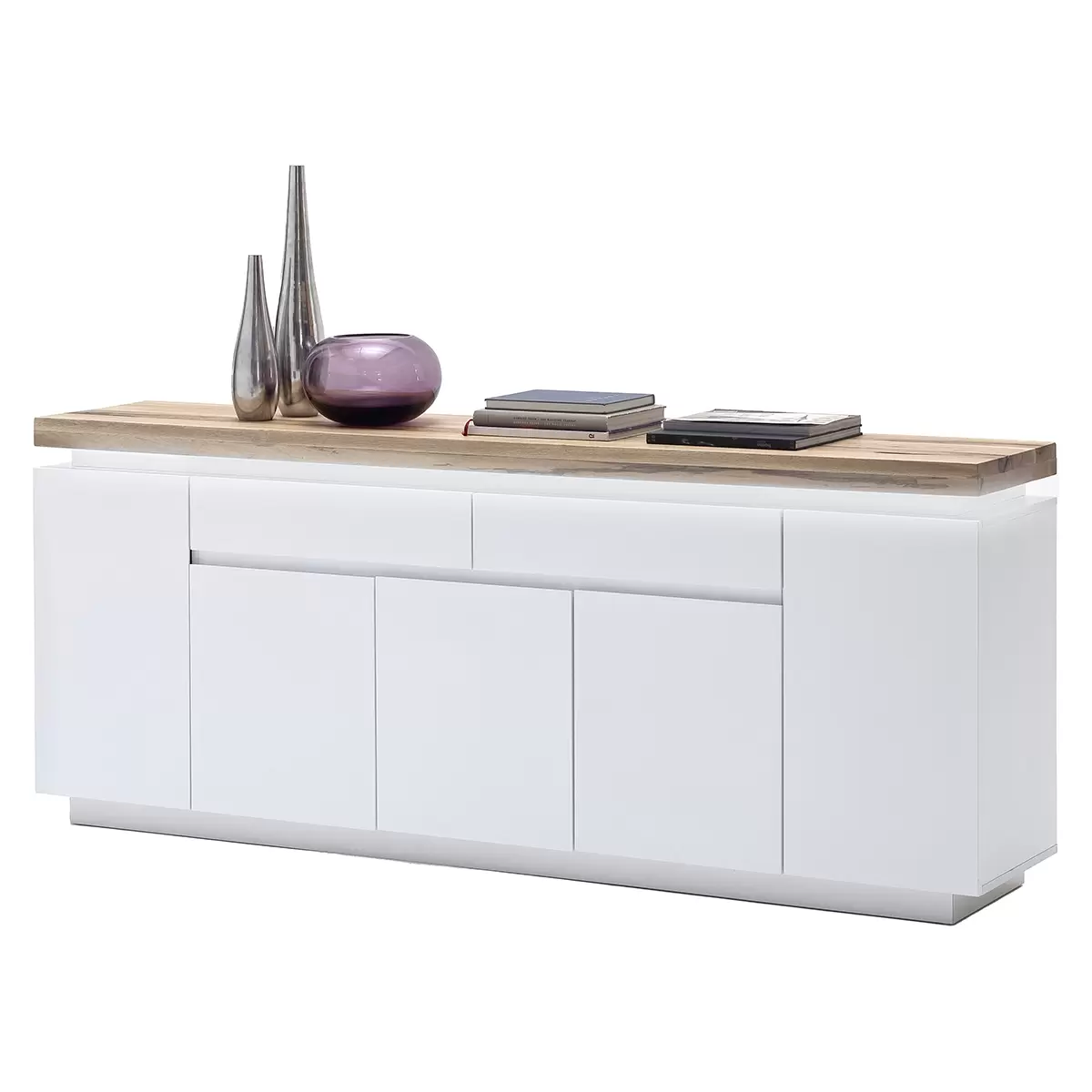 Sideboard Romina Artisan Eiche,weiss