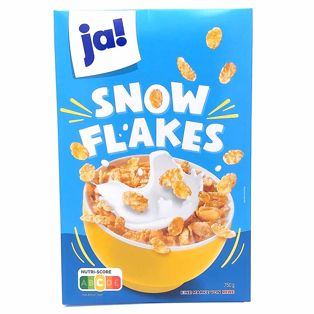 ja! Cerealien Snow Flakes 750g MHD:18.10.25