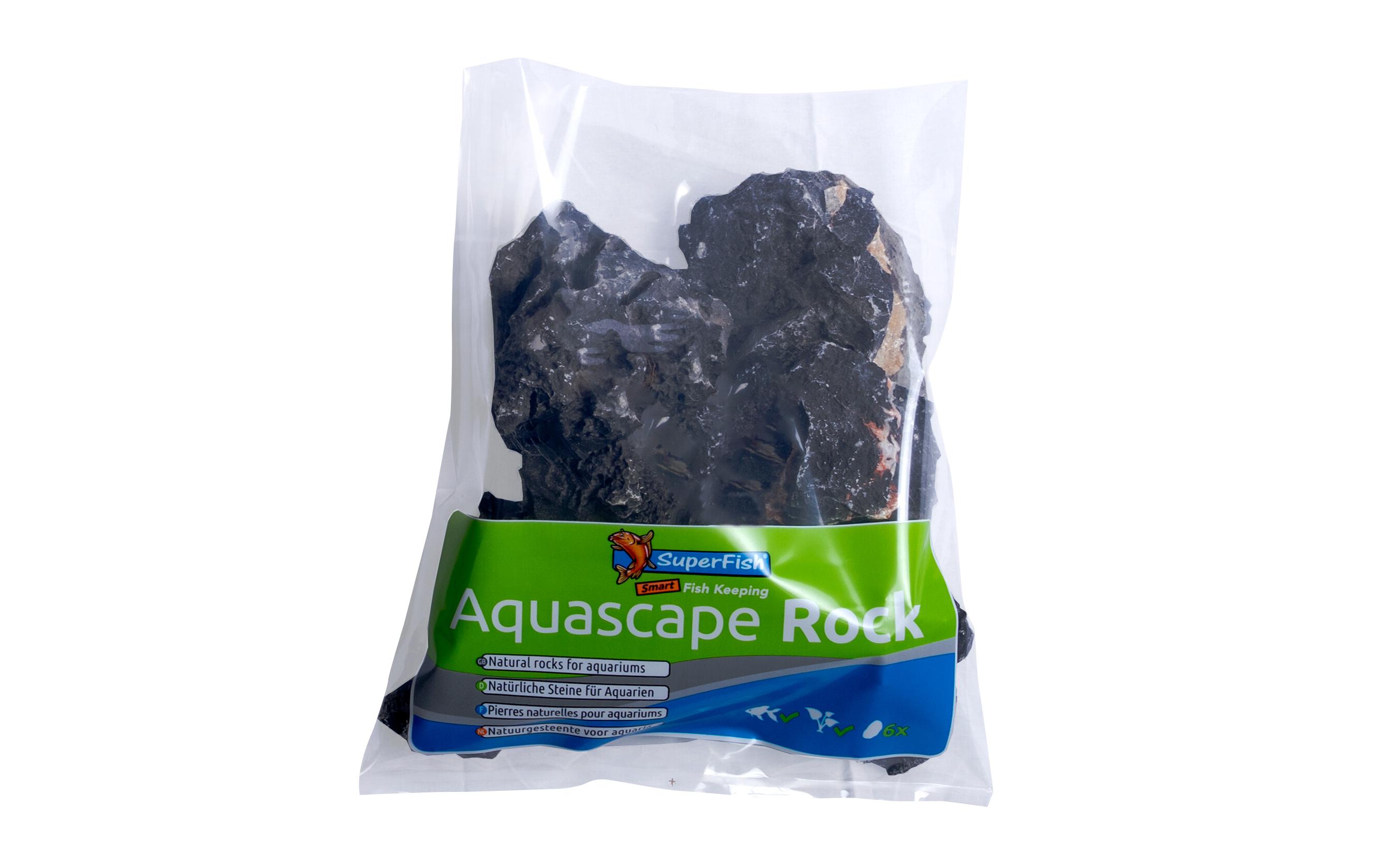 Aquascape Schwarz Rock, 5 kgNatursteine zur Aquariendekoration