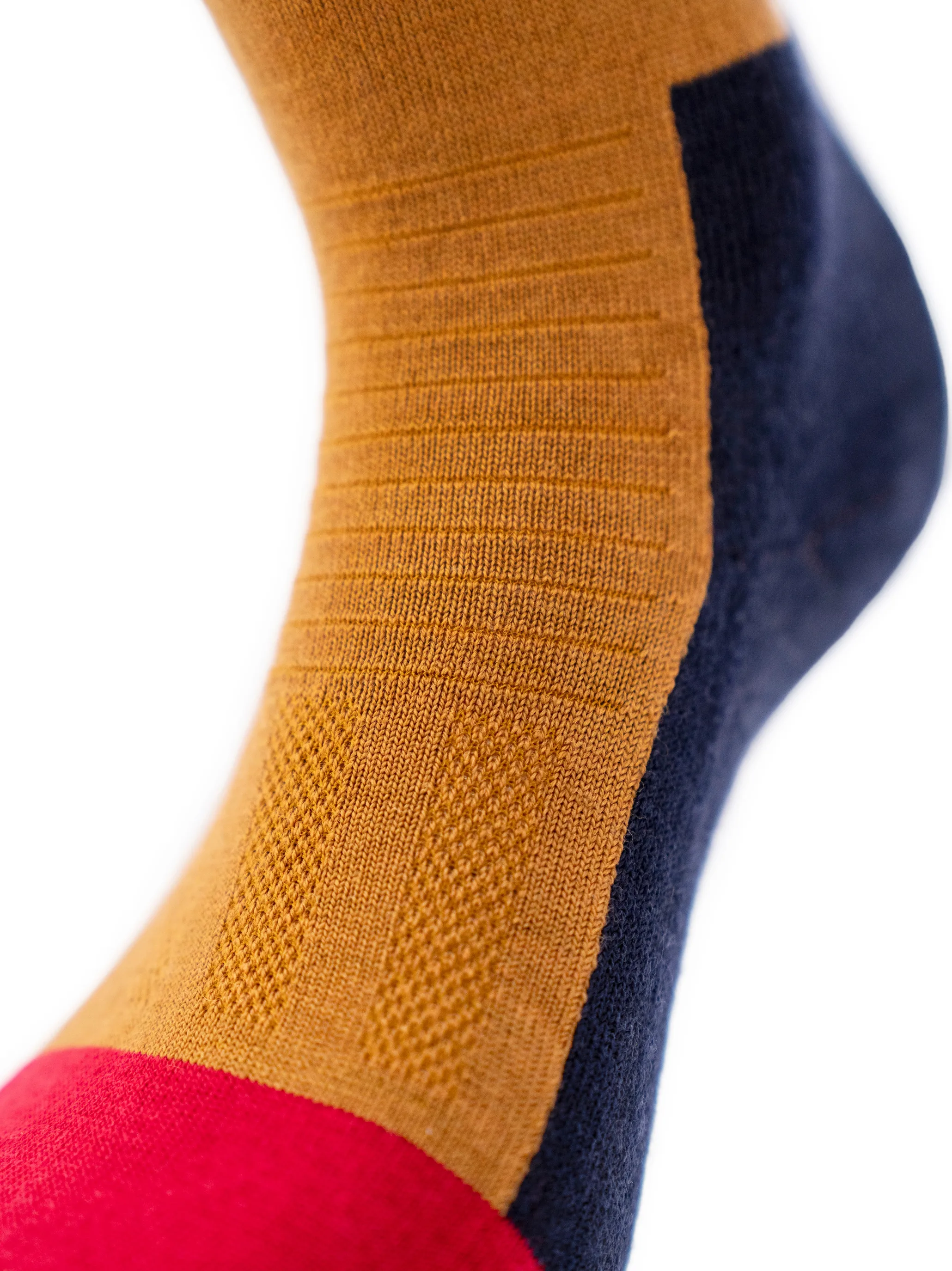 Ulvang Hero Warm Crew Sock Cathay Spice / Chilli Red/ Navy Blue