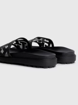 Sandálias rasteiras de couro Tommy Hilfiger x Vacation Elevated
