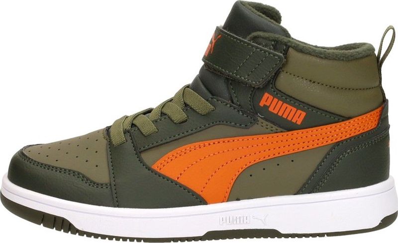 PUMA Rebound V6 Mid WTR AC+ PS Sneakers - Dark Olive-Maple Syrup-Synthetisch