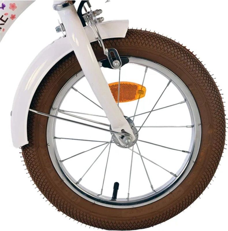 Volare Blossom Kinderfiets - Meisjes - 14 inch - Wit