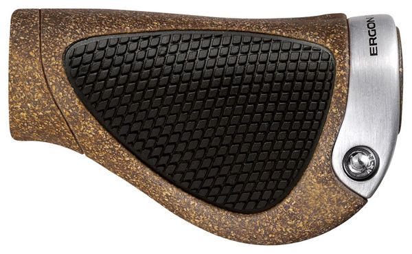 Poignées Ergon GP1 BioKork Rohloff / Nexus Marron Noir