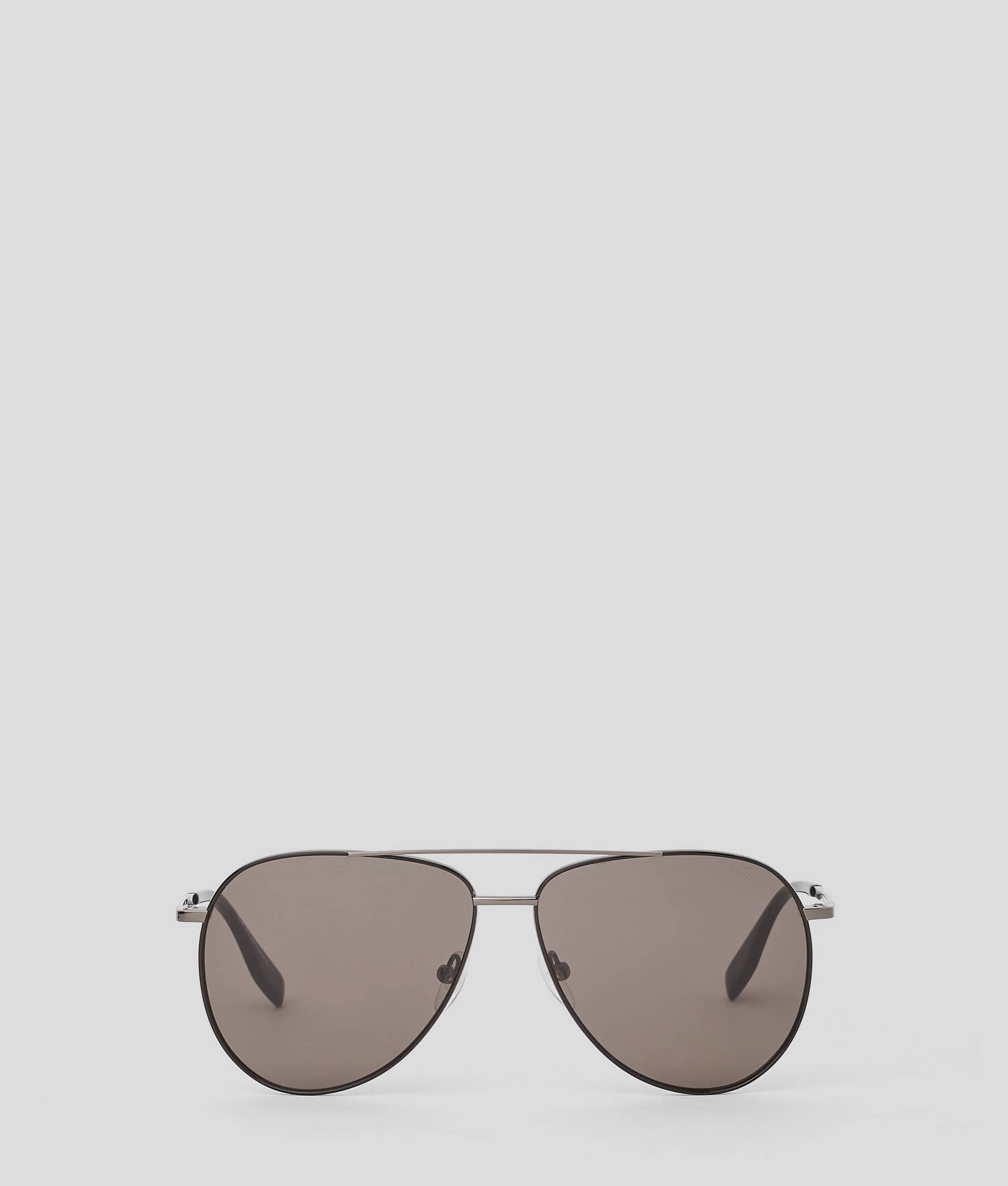 LUNETTES DE SOLEIL AVIATEUR AVEC LOGO KARL - Bronze Foncé
