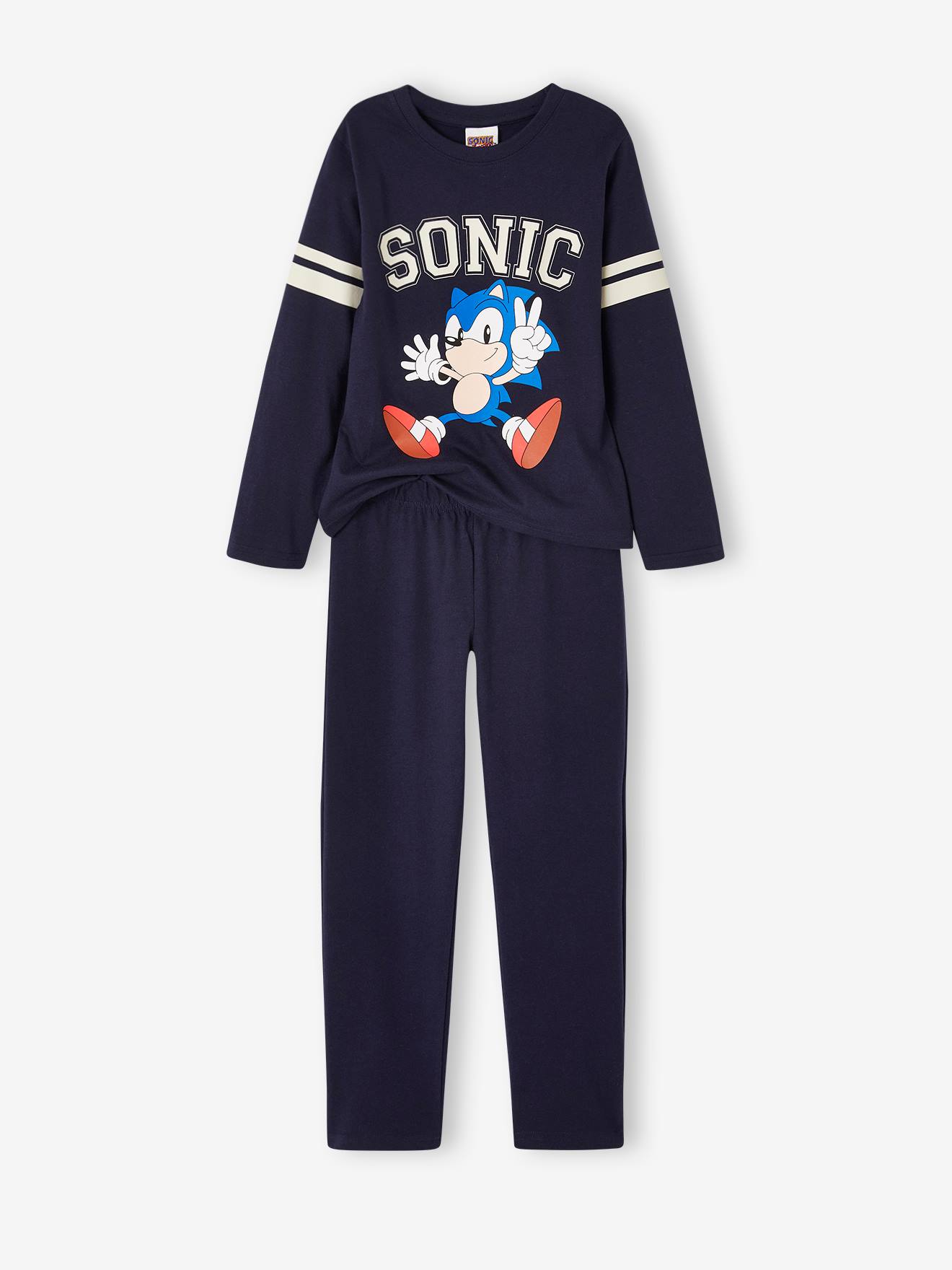 Pijama infantil do Sonic® the Hedgehog, azul marinho.