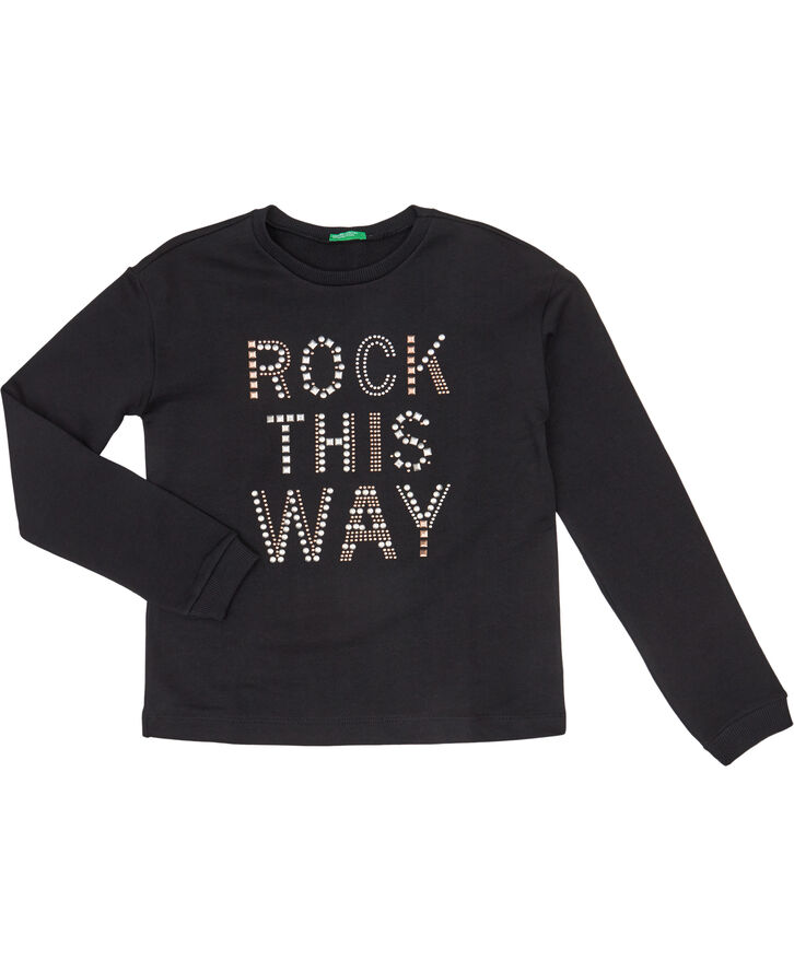 United Colors of Benetton SWEATER L/S Sort
