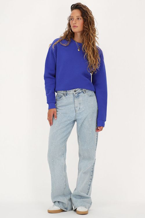 Blauwe sweater 