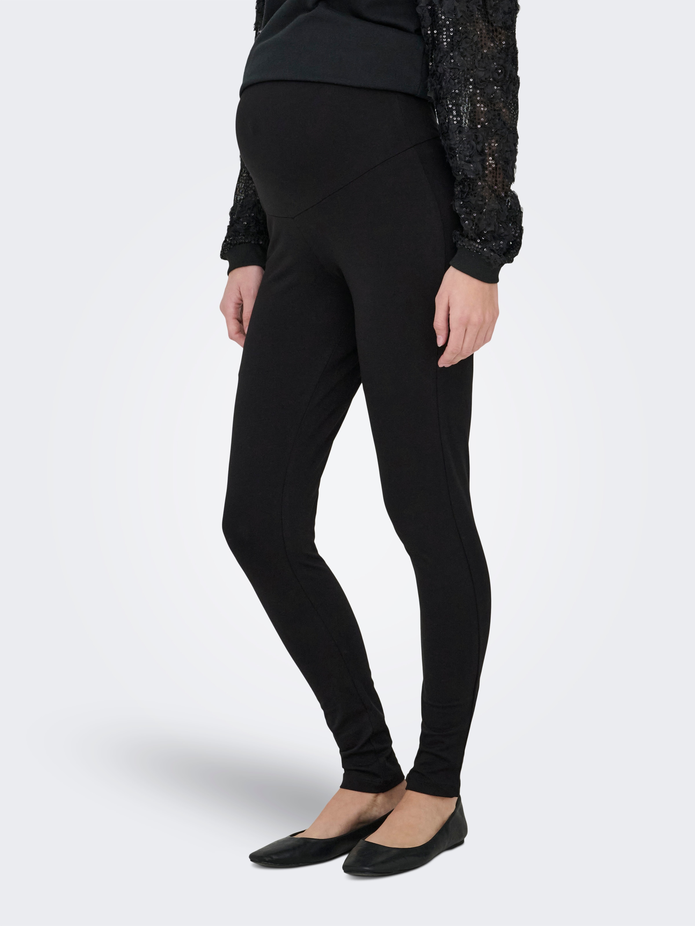 ONLY MATERNITY Umstandsleggings »OLMLOVELY NEW LEGGING 2PCK AOP JRS NOOS«