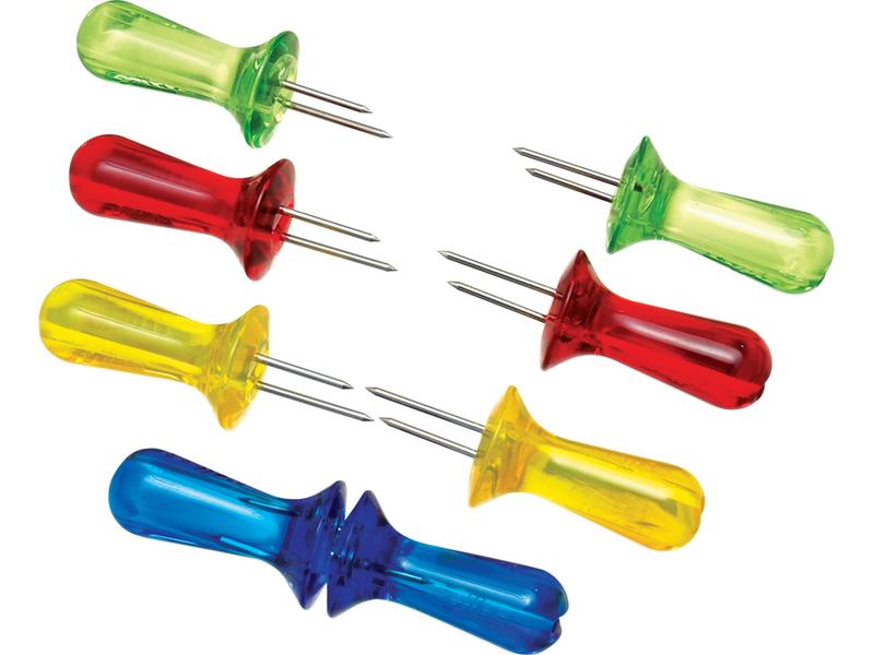 Zyliss Maiskolbenhalter Mehrfarbiges Maisgabeln Set