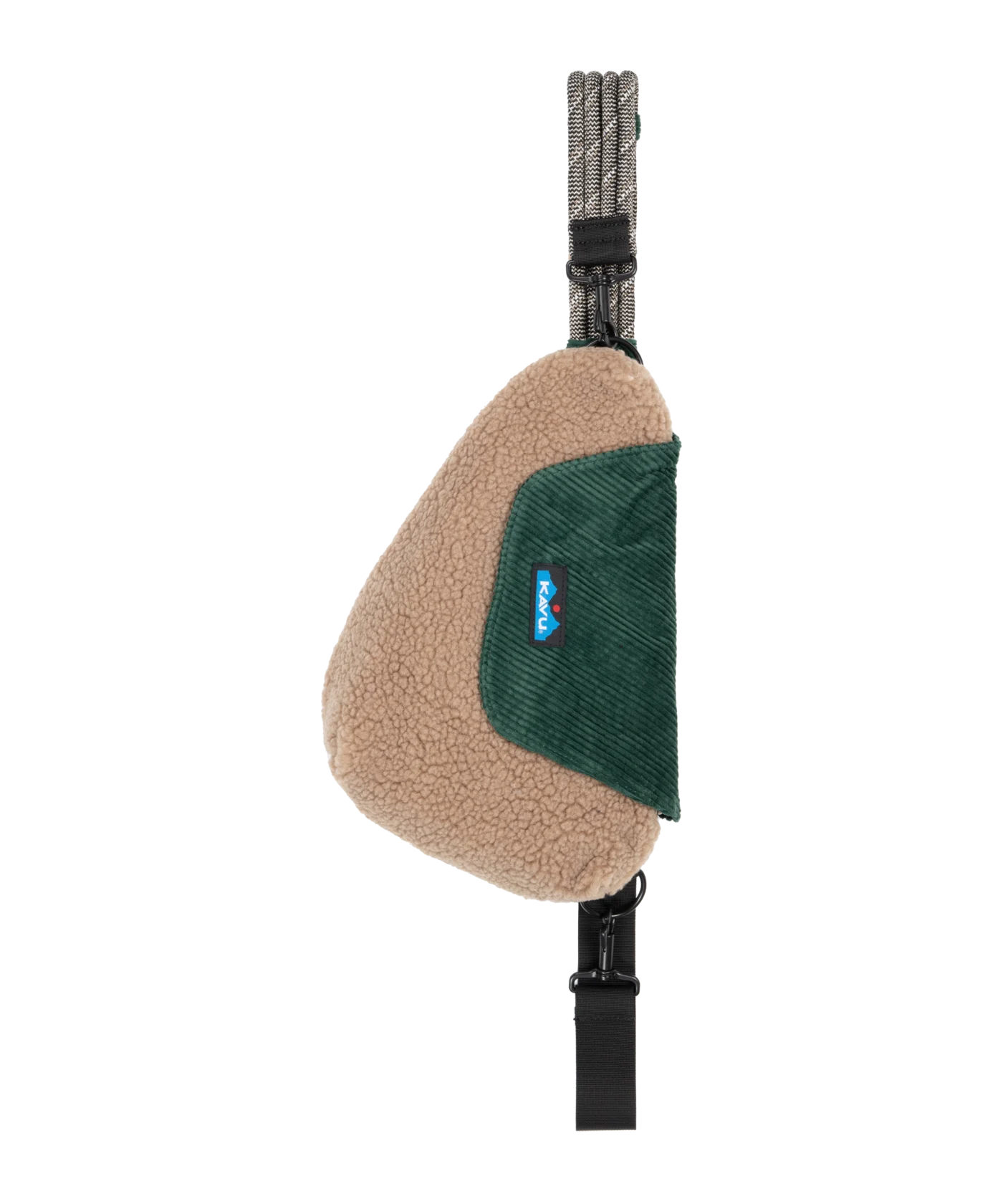 KAVU Snuggy Sling Handtasche Beige Grün