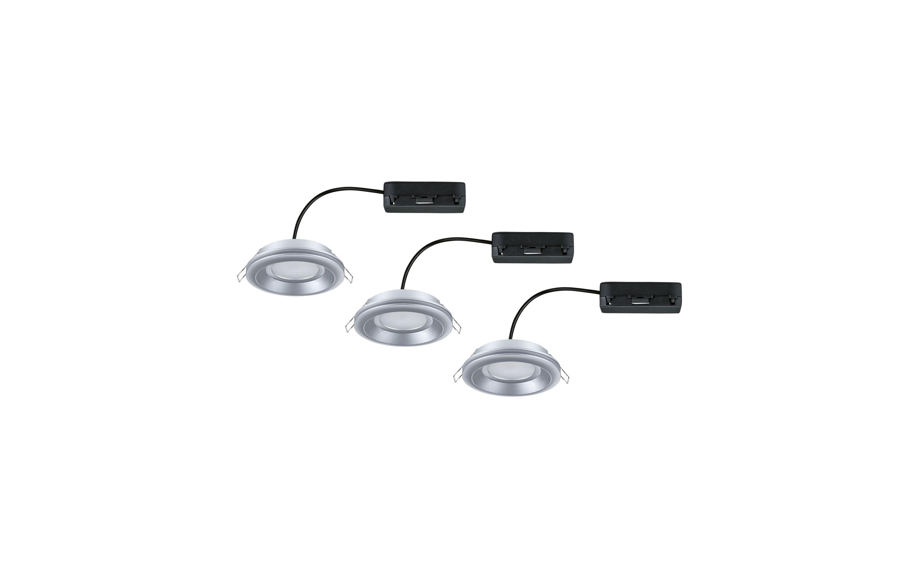 Einbauleuchte LED Sormus 3er-Set ChromAtmosphärische Lichtgestaltung im Bad
