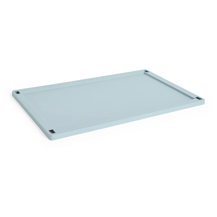 HAY - Colour Crate Kunststoffdeckel L, dusty blue
