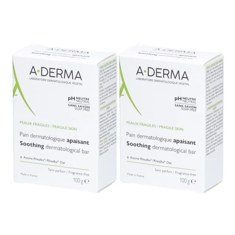 Les Indispensables - Pain Dermatologique Apaisant - 2x100g