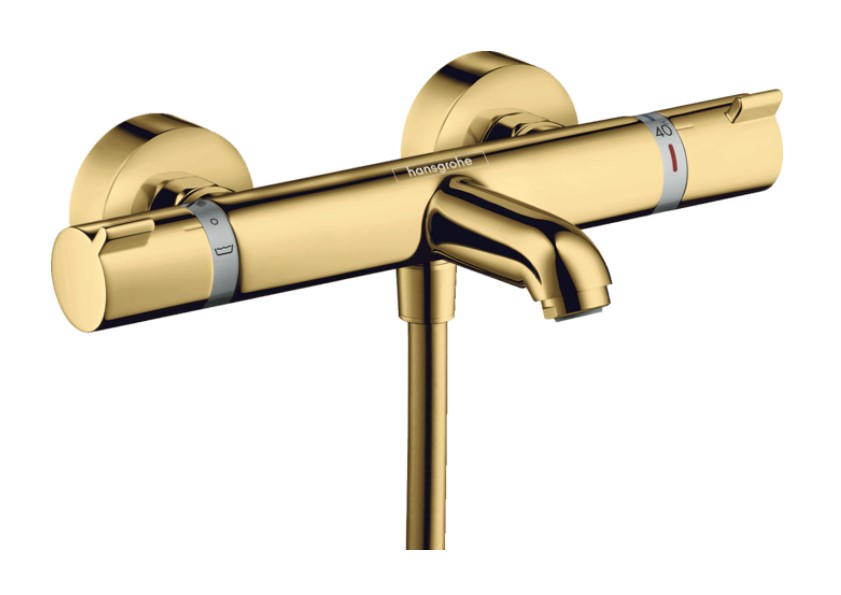 Hansgrohe Ecostat badthermostaat opbouw goud gepolijst
