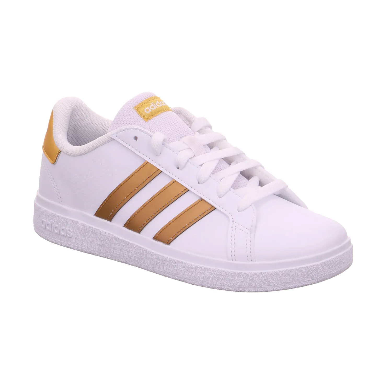 ADIDAS Kinder Sportschuh Weiss Lederimitat
