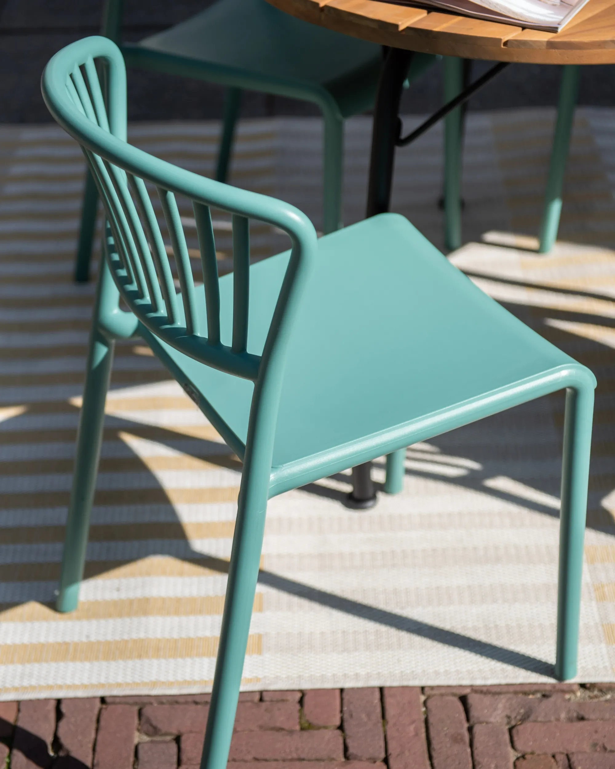 Set van 4 tuinstoelen GELA Mintgroen