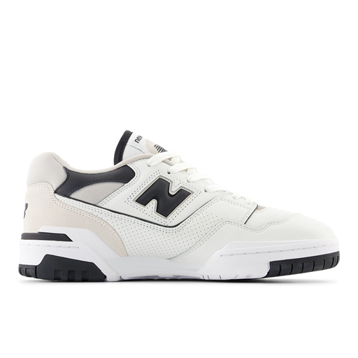 New Balance 550 Sneakers, White Black, 42.5