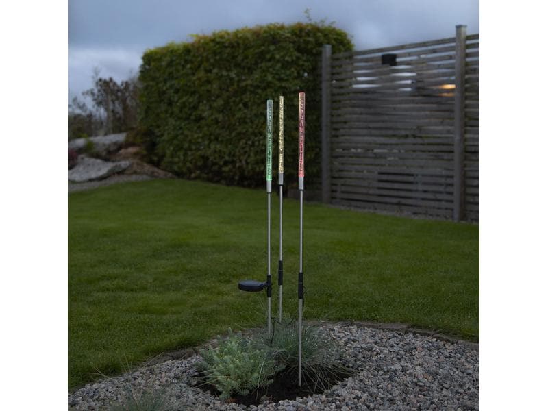 Star Trading Gartenlicht Solardekoration Bubbly, Mehrfarbig Dekoleuchte geeignet für den Aussenbereich