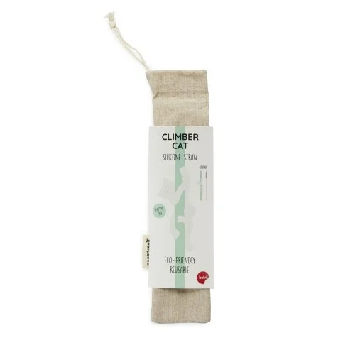 Conjunto de canudos reutilizáveis Balvi para gatos