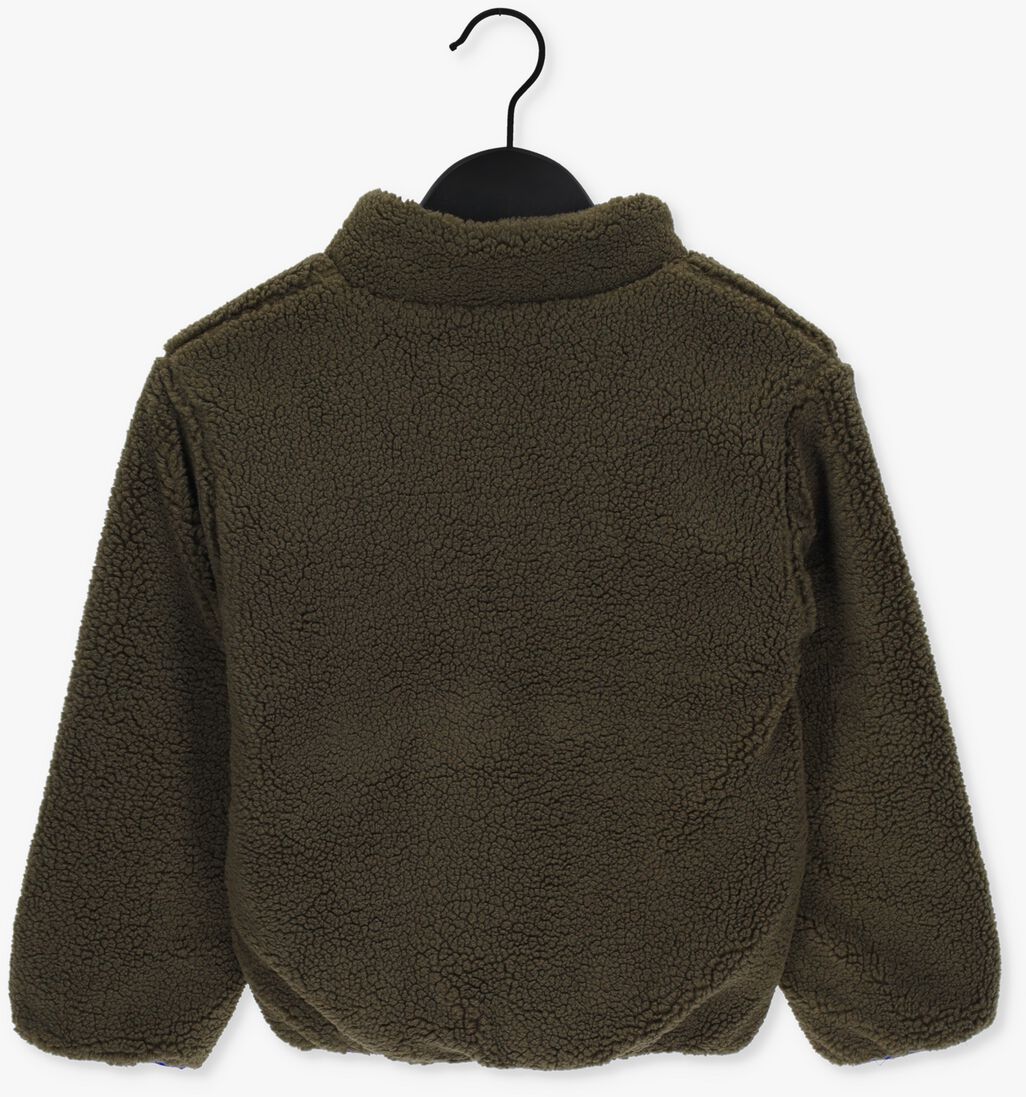 WANDER & WONDER groene wander & wonder jack zip up fleece