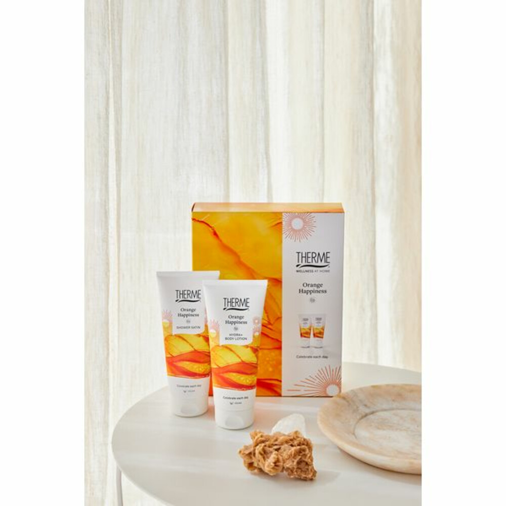 Therme Shower Treatment Geschenkset Orange Happiness1 set