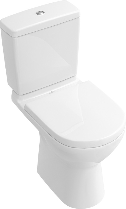 Villeroy & Boch O.novo duoblok toilet CeramicPlus wit glans