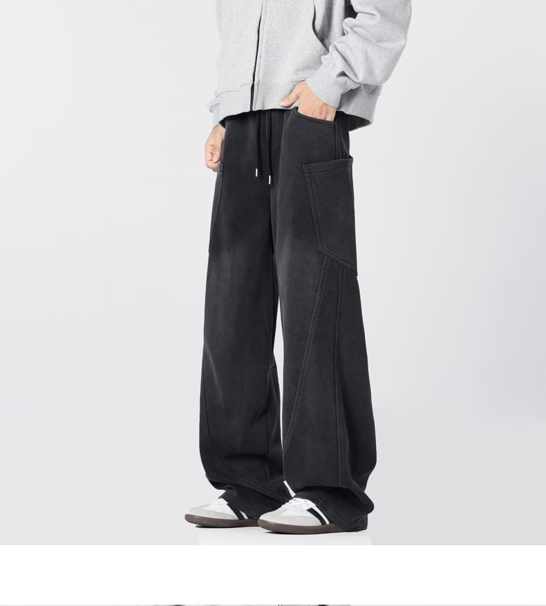 Juku Girls - Cargo-joggingbroek met trekkoord in de taille en rechte pijpen