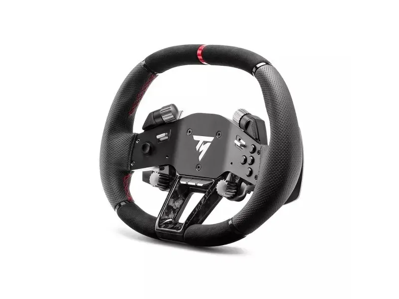 Thrustmaster Hypercar Wheel Add-On, Rat, PC, PlayStation 4, PlayStation 5, Xbox, Xbox One, Sort, Sølv, Alcantara, Læder, Thrustmaster T818, T598, Windows 10, Windows 11