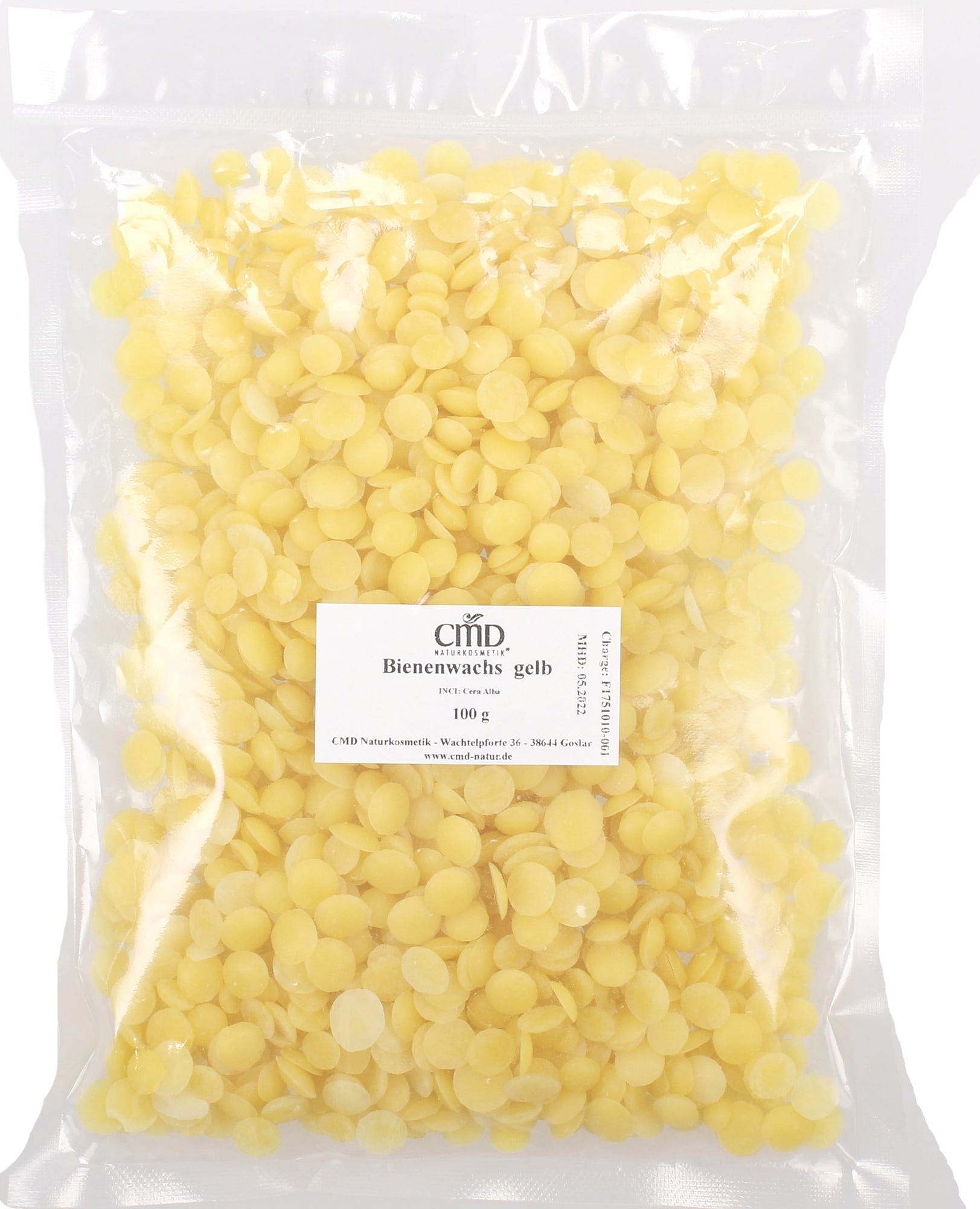 CMD Naturkosmetik  Bienenwachs-gelb, 100 g