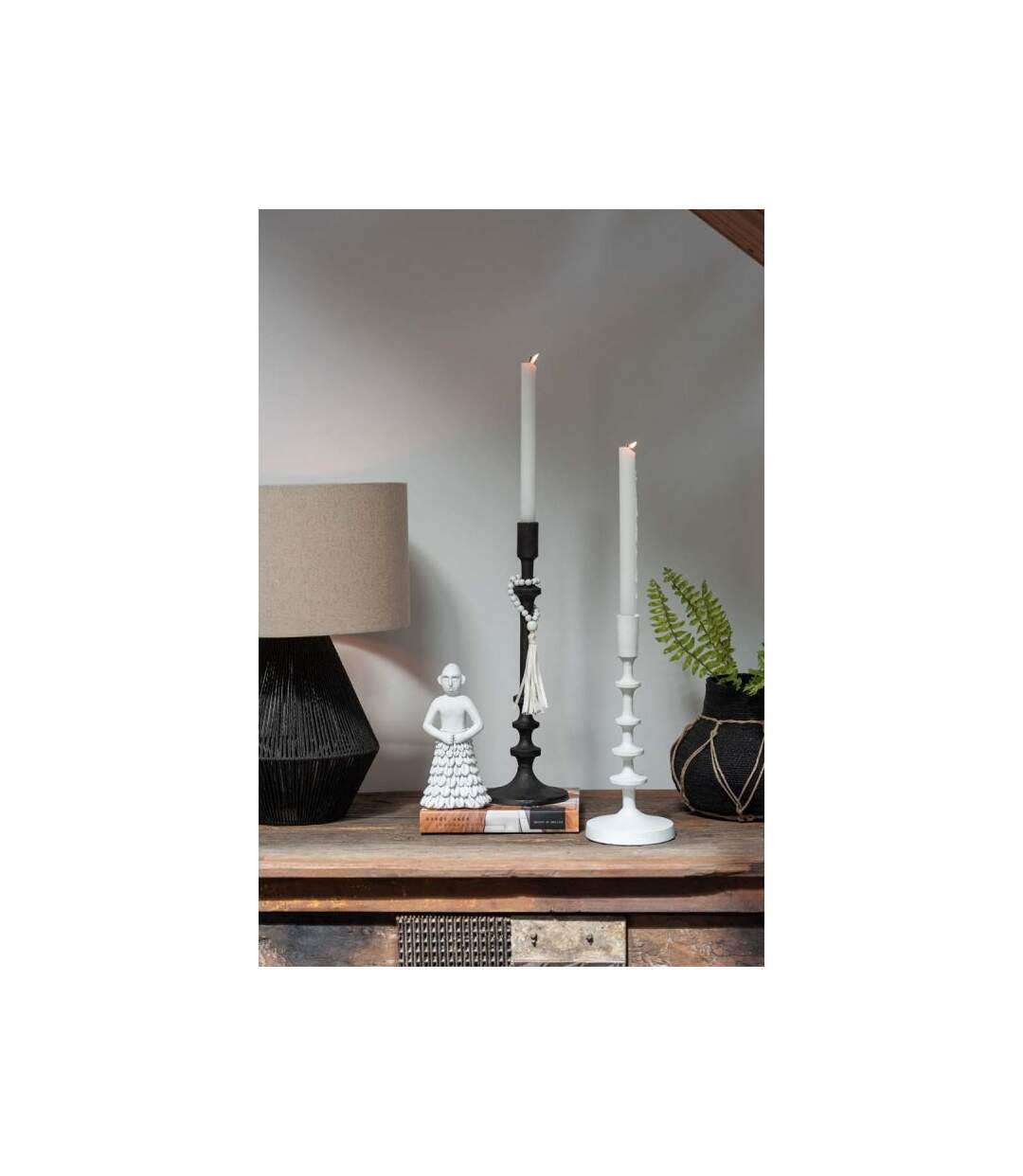 Paris Prix - Chandelier Rond Design izy 42cm Blanc