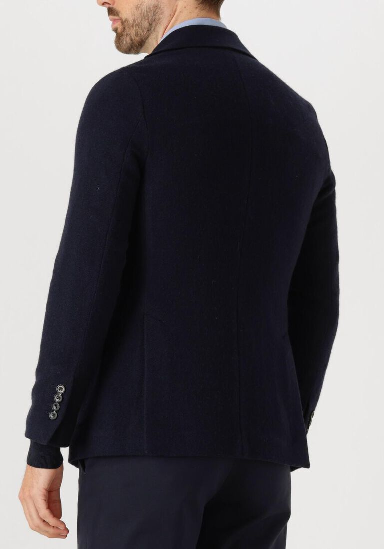 donkerblauwe circolo colberts diagonal jacket