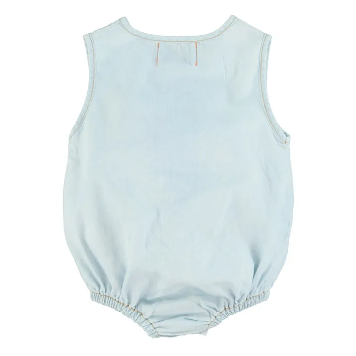 Piupiuchick Barboteuse Chambray | Bleu Clair