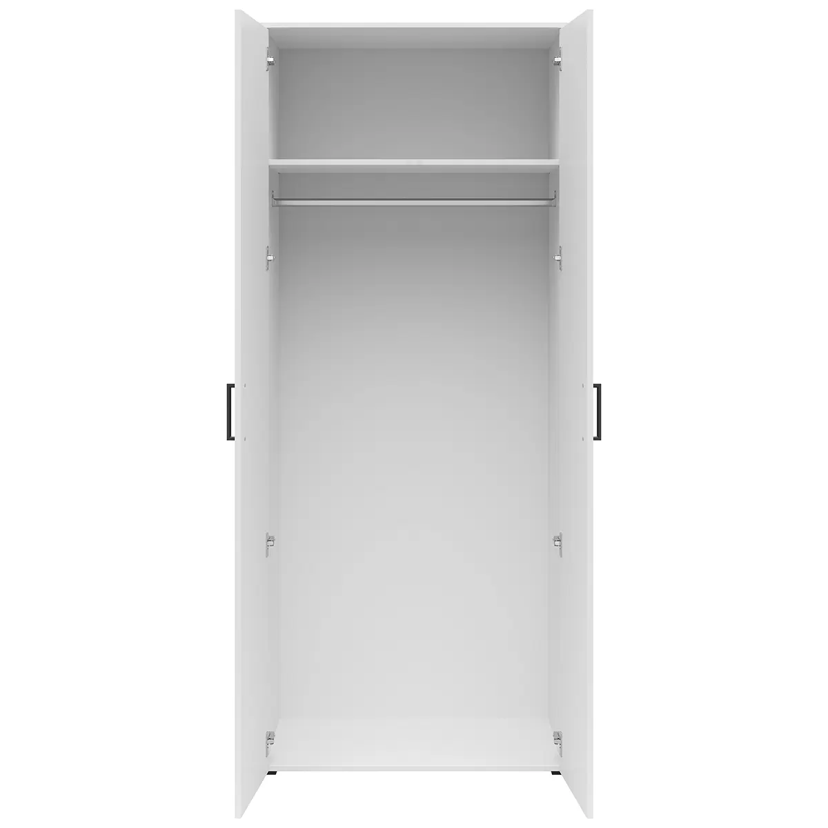 Drehtürenschrank 2T Cabinet weiss