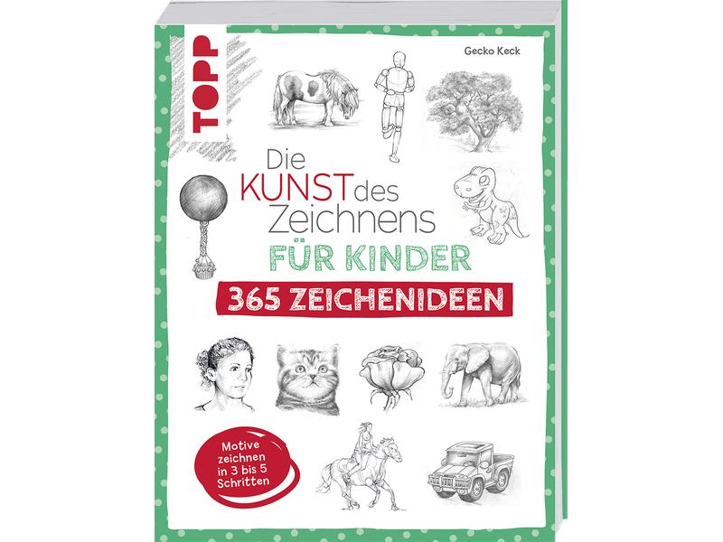 Frechverlag Handbuch Die Kunst des Zeichnens 365 Motive Zeichenbuch zum lernen