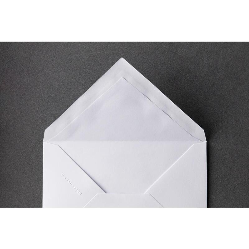 20 enveloppes Vélin doublées C6 (114x162mm)gommées - extra blanc
