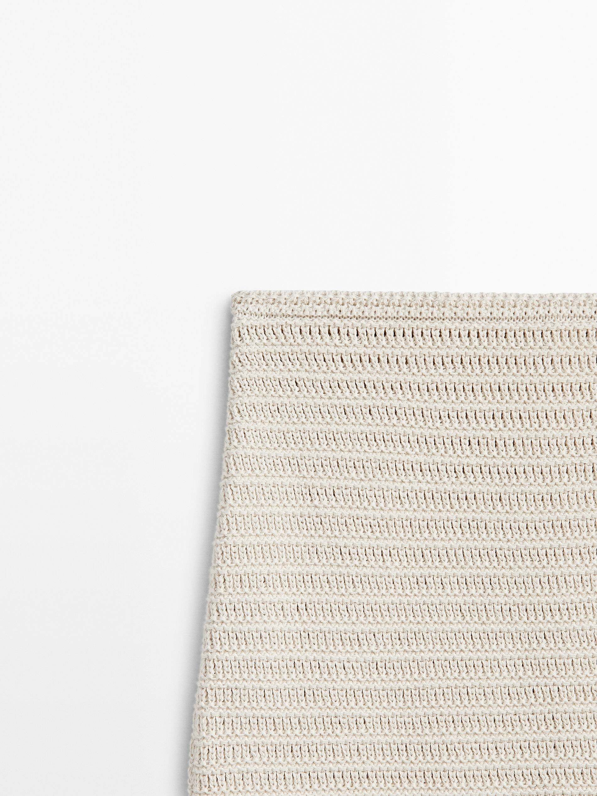 Saia de crochê - Studio - Bege