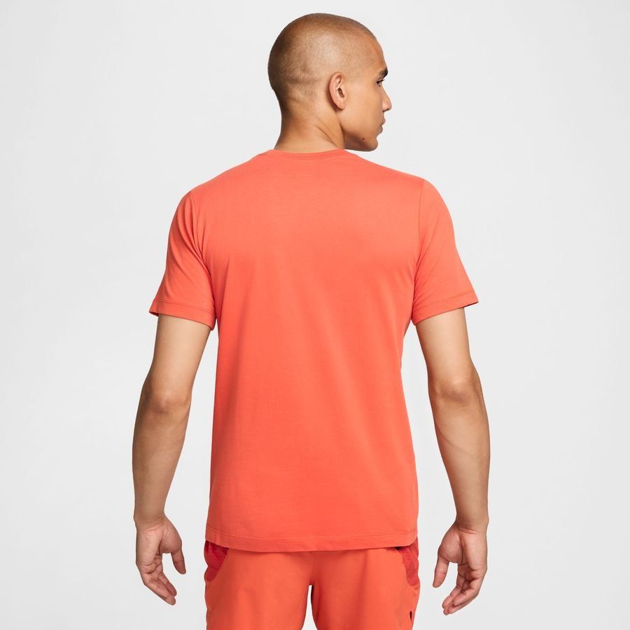Nike T-shirt Running Dri-FIT Run Trail - Vintage Coral/Noir