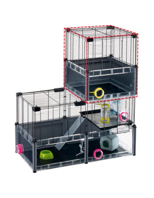 Ferplast Multipla Hamster Roof Extension - Dierenverblijf - 37.5x37.5x41 cm