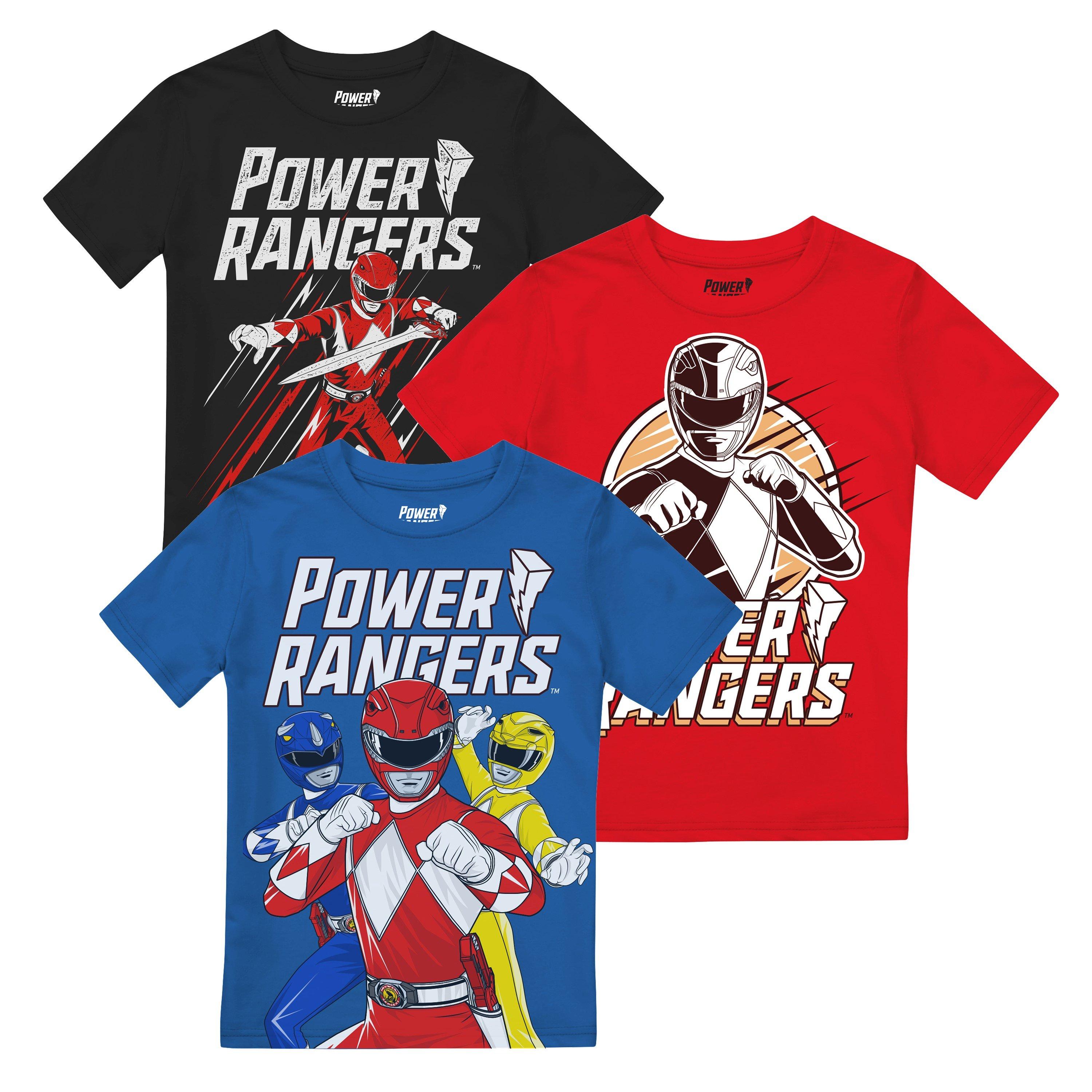 Power Rangers T Shirts 3Pk
