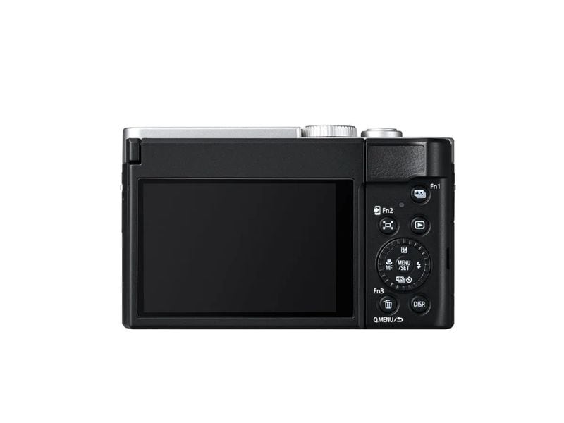 Panasonic Fotokamera DC-TZ99 Silber Kompakte, leistungsstarke Reise-Zoomkamera